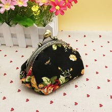 Load image into Gallery viewer, Retro Vintage Flower Small Lady Wallet Hasp Purse Clutch Bag
