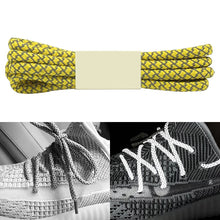 Load image into Gallery viewer, Reflective Shoe laces Round Sneakers ShoeLaces Kids Adult Outdoor Sports Shoelaces, 100cm, 120cm