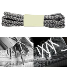 Load image into Gallery viewer, Reflective Shoe laces Round Sneakers ShoeLaces Kids Adult Outdoor Sports Shoelaces, 100cm, 120cm