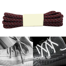 Load image into Gallery viewer, Reflective Shoe laces Round Sneakers ShoeLaces Kids Adult Outdoor Sports Shoelaces, 100cm, 120cm