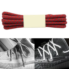 Load image into Gallery viewer, Reflective Shoe laces Round Sneakers ShoeLaces Kids Adult Outdoor Sports Shoelaces, 100cm, 120cm