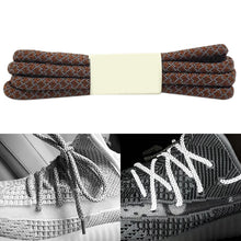 Load image into Gallery viewer, Reflective Shoe laces Round Sneakers ShoeLaces Kids Adult Outdoor Sports Shoelaces, 100cm, 120cm