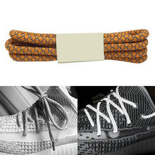 Load image into Gallery viewer, Reflective Shoe laces Round Sneakers ShoeLaces Kids Adult Outdoor Sports Shoelaces, 100cm, 120cm