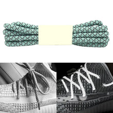 Load image into Gallery viewer, Reflective Shoe laces Round Sneakers ShoeLaces Kids Adult Outdoor Sports Shoelaces, 100cm, 120cm