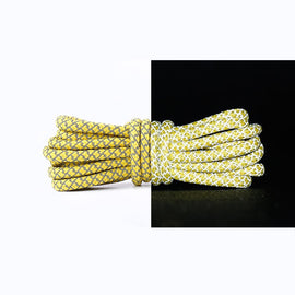 Reflective Shoe laces Round Sneakers ShoeLaces Kids Adult Outdoor Sports Shoelaces