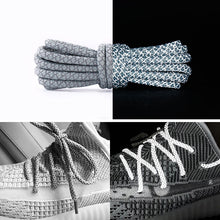 Load image into Gallery viewer, Reflective Shoe laces Round Sneakers ShoeLaces Kids Adult Outdoor Sports Shoelaces
