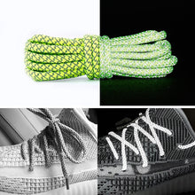 Load image into Gallery viewer, Reflective Shoe laces Round Sneakers ShoeLaces Kids Adult Outdoor Sports Shoelaces