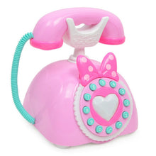 Load image into Gallery viewer, Child Simulation Retro Telephone Light Music Cartoon Early Education Puzzle Musical  Toys