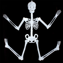 Load image into Gallery viewer, Luminous Skeleton Halloween Activity Props Bar Haunted House Decoration Supplies Fluorescent Skeleton, Small（35cm), Medium(90cm), Large(150cm)