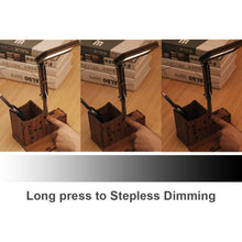 Load image into Gallery viewer, Wooden Multi-function Touch USB Pen Holder Desk Lamp Student Desktop Charging Reading Lamp Led Eye Protection Table Lamp