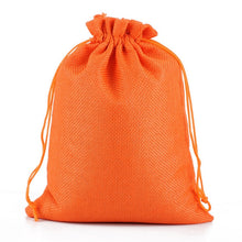 Load image into Gallery viewer, 50 PCS Multi size Linen Jute Drawstring Gift Bags Sacks Wedding Birthday Party Favors Drawstring Gift Bags, 13x18cm, 15x20cm, 17x23cm