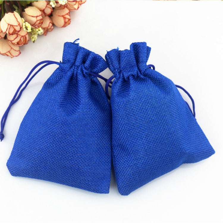 50 PCS Multi size Linen Jute Drawstring Gift Bags Sacks Wedding Birthday Party Favors Drawstring Gift Bags, 13x18cm, 15x20cm, 17x23cm