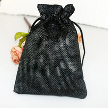 Load image into Gallery viewer, 50 PCS Multi size Linen Jute Drawstring Gift Bags Sacks Wedding Birthday Party Favors Drawstring Gift Bags, 20x30cm