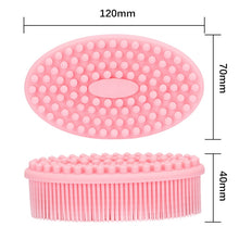 Load image into Gallery viewer, Silicone Scalp Shower Massage Brush Soft Baby Bath Brush, Silicone Scalp Bath Brush