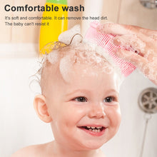 Load image into Gallery viewer, Silicone Scalp Shower Massage Brush Soft Baby Bath Brush, Silicone Scalp Bath Brush