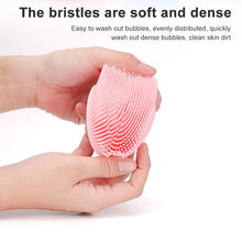 Load image into Gallery viewer, Silicone Scalp Shower Massage Brush Soft Baby Bath Brush, Silicone Scalp Bath Brush