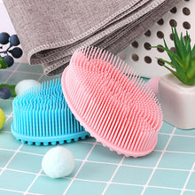 Load image into Gallery viewer, Silicone Scalp Shower Massage Brush Soft Baby Bath Brush, Silicone Scalp Bath Brush