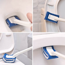 Load image into Gallery viewer, No Dead Corner Soft Bristles Disposable Toilet Brush, White, Black, Blue, Green