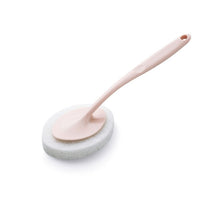 Load image into Gallery viewer, Bathroom Long Handle Cleaning Sponge Brush Floor Tile Decontamination Scouring Pad