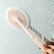 Load image into Gallery viewer, Bathroom Long Handle Cleaning Sponge Brush Floor Tile Decontamination Scouring Pad