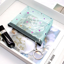 Load image into Gallery viewer, Mini Waterproof PVC Jelly Coin Purse Transparent Zipper Bag