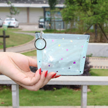 Load image into Gallery viewer, Mini Waterproof PVC Jelly Coin Purse Transparent Zipper Bag