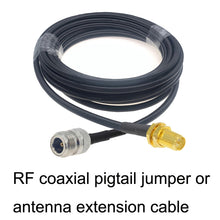 Load image into Gallery viewer, RP-SMA Female to N Female RG58 Coaxial Adapter Cable, RP-SMA Female to N Female 0.5m, RP-SMA Female to N Female 1m, RP-SMA Female to N Female 1.5m, RP-SMA Female to N Female 3m, RP-SMA Female to N Female 5m, RP-SMA Female to N Female 10m