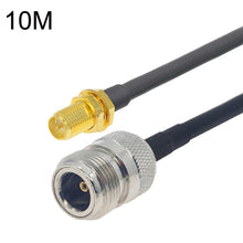 Load image into Gallery viewer, RP-SMA Female to N Female RG58 Coaxial Adapter Cable, RP-SMA Female to N Female 0.5m, RP-SMA Female to N Female 1m, RP-SMA Female to N Female 1.5m, RP-SMA Female to N Female 3m, RP-SMA Female to N Female 5m, RP-SMA Female to N Female 10m