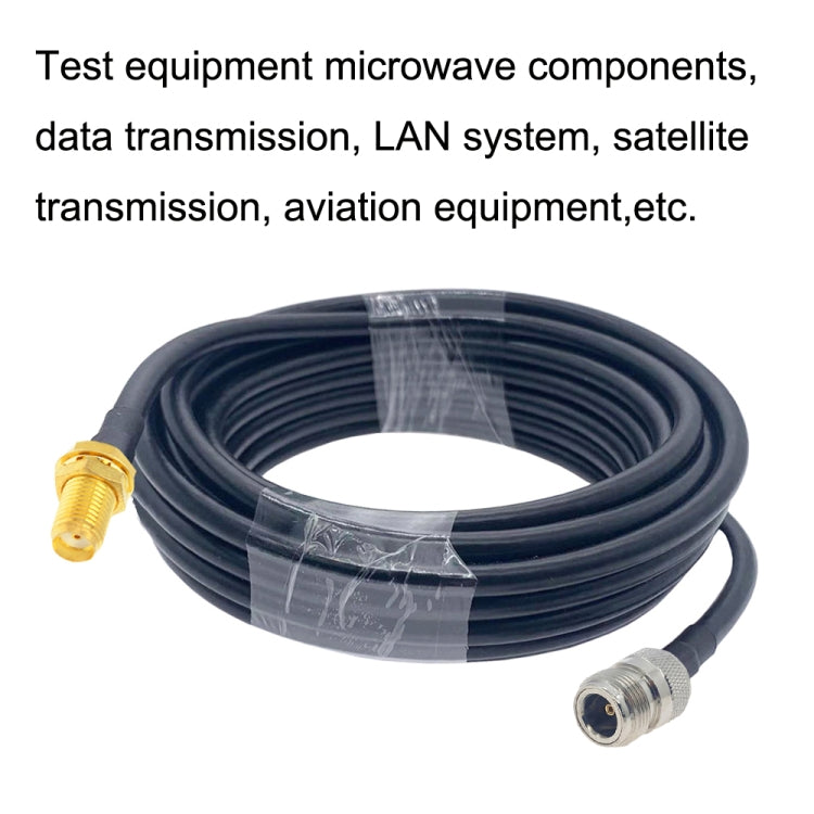 SMA Female to N Female RG58 Coaxial Adapter Cable, SMA Female to N Female 0.5m, SMA Female to N Female 1m, SMA Female to N Female 1.5m, SMA Female to N Female 3m, SMA Female to N Female 5m, SMA Female to N Female 10m