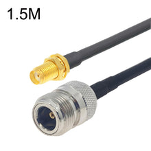 Load image into Gallery viewer, SMA Female to N Female RG58 Coaxial Adapter Cable, SMA Female to N Female 0.5m, SMA Female to N Female 1m, SMA Female to N Female 1.5m, SMA Female to N Female 3m, SMA Female to N Female 5m, SMA Female to N Female 10m
