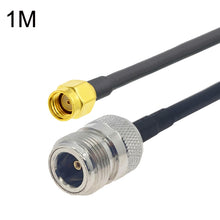 Load image into Gallery viewer, RP-SMA Male to N Female RG58 Coaxial Adapter Cable, RP-SMA Male to N Female 0.5m, RP-SMA Male to N Female 1m, RP-SMA Male to N Female 1.5m, RP-SMA Male to N Female 3m, RP-SMA Male to N Female 5m, RP-SMA Male to N Female 10m