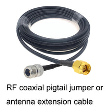 Load image into Gallery viewer, SMA Male to N Female RG58 Coaxial Adapter Cable, SMA Male to N Female 0.5m, SMA Male to N Female 1m, SMA Male to N Female 1.5m, SMA Male to N Female 3m, SMA Male to N Female 5m, SMA Male to N Female 10m