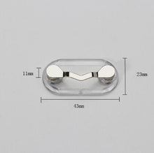 Load image into Gallery viewer, Magnetic Glasses Holder Magnetic Brooch Number Plate Headset Glasses Clip, Black, Silver, White Diamond, Colored Diamond