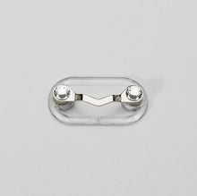Load image into Gallery viewer, Magnetic Glasses Holder Magnetic Brooch Number Plate Headset Glasses Clip, Black, Silver, White Diamond, Colored Diamond