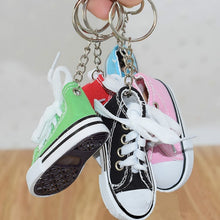 Load image into Gallery viewer, 2 PCS Mini Simulation Canvas Shoes Sneaker Keychain Pendant