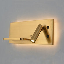 Load image into Gallery viewer, Wireless Wall Lamp USB 5V Charger Wall Lights Hotel Headboard Reading Lighting Spot Luminaire Lamp, Left