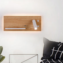 Load image into Gallery viewer, Wireless Wall Lamp USB 5V Charger Wall Lights Hotel Headboard Reading Lighting Spot Luminaire Lamp, Left