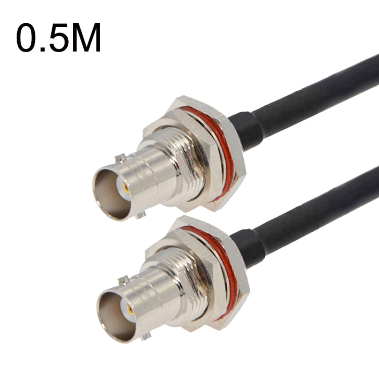 BNC Female To BNC Female RG58 Coaxial Adapter Cable, BNC Female To BNC Female With Waterproof Circle 0.5m, BNC Female To BNC Female With Waterproof Circle 1m, BNC Female To BNC Female With Waterproof Circle 1.5m                                         ...