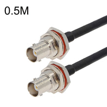 Load image into Gallery viewer, BNC Female To BNC Female RG58 Coaxial Adapter Cable, BNC Female To BNC Female With Waterproof Circle 0.5m, BNC Female To BNC Female With Waterproof Circle 1m, BNC Female To BNC Female With Waterproof Circle 1.5m                                         ...