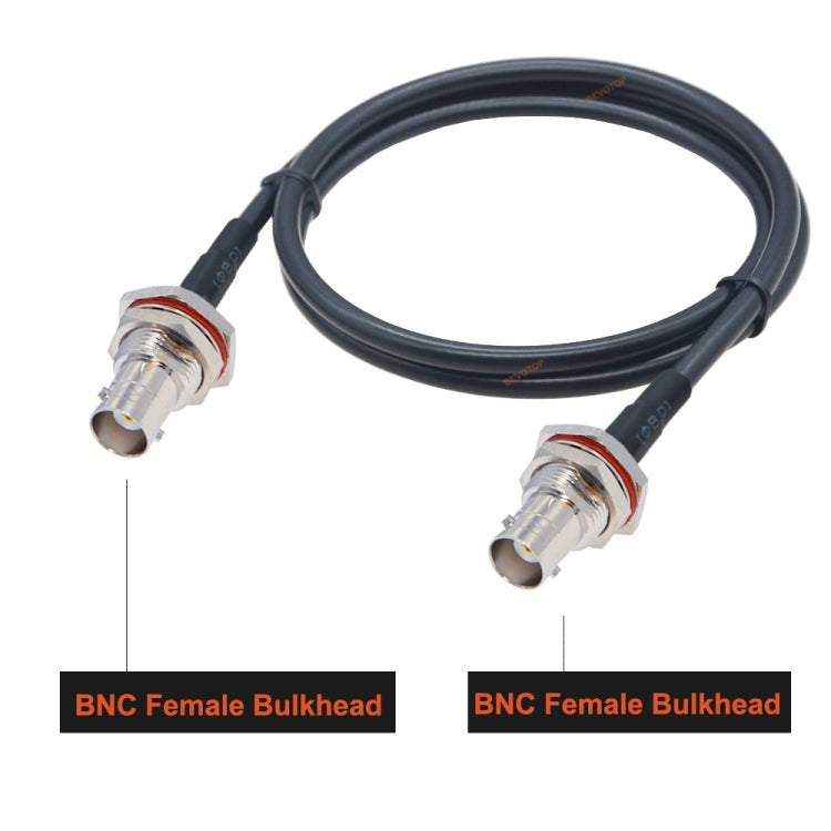 BNC Female To BNC Female RG58 Coaxial Adapter Cable, BNC Female To BNC Female With Waterproof Circle 0.5m, BNC Female To BNC Female With Waterproof Circle 1m, BNC Female To BNC Female With Waterproof Circle 1.5m                                         ...