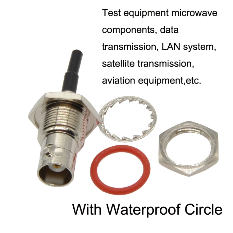 BNC Female To BNC Female RG58 Coaxial Adapter Cable, BNC Female To BNC Female With Waterproof Circle 0.5m, BNC Female To BNC Female With Waterproof Circle 1m, BNC Female To BNC Female With Waterproof Circle 1.5m                                         ...