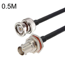 Load image into Gallery viewer, BNC Female With Waterproof Circle To BNC Male RG58 Coaxial Adapter Cable, BNC Female With Waterproof Circle To BNC Male 0.5m, BNC Female With Waterproof Circle To BNC Male 1m, BNC Female With Waterproof Circle To BNC Male 1.5m                          ...
