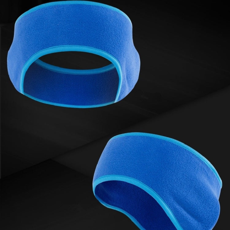 Autumn and Winter  Outdoor Sports Sweat-absorbent Breathable Warm Earmuffs Fleece Headband for Men / Women