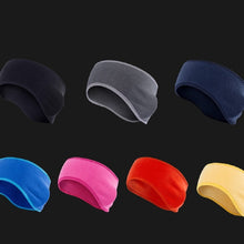 Load image into Gallery viewer, Autumn and Winter  Outdoor Sports Sweat-absorbent Breathable Warm Earmuffs Fleece Headband for Men / Women