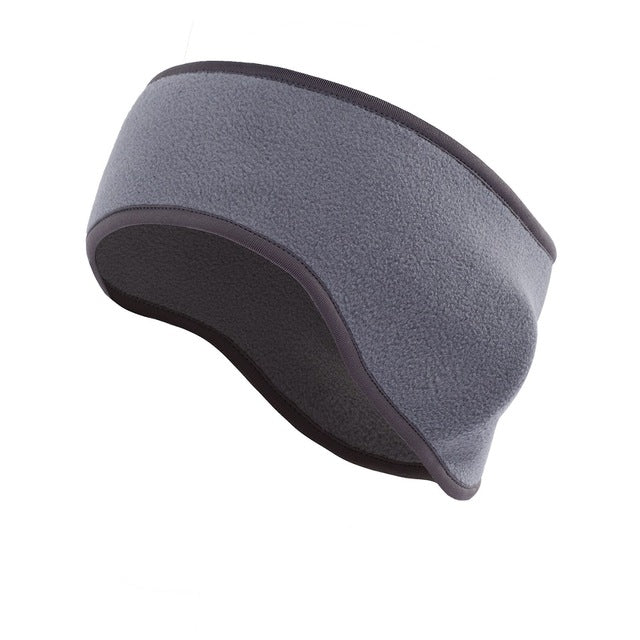 Autumn and Winter  Outdoor Sports Sweat-absorbent Breathable Warm Earmuffs Fleece Headband for Men / Women