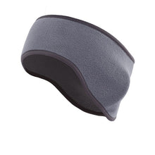 Load image into Gallery viewer, Autumn and Winter  Outdoor Sports Sweat-absorbent Breathable Warm Earmuffs Fleece Headband for Men / Women