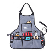 Load image into Gallery viewer, PENGGONG Waterproof Canvas Gardening Apron Tools Bag Electrician Tool Organizer For Toolkit, Black, Grey, ArmyGreen, Blue