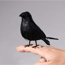 Load image into Gallery viewer, Halloween Decoration Crow Ornaments Simulation Crow, Simulation Crow