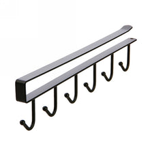 Load image into Gallery viewer, 2 PCS Hooks Storage Rack Cup Towel Hanging Holder Bathroom Kitchen Cabinet Organizer