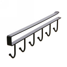 Load image into Gallery viewer, 2 PCS Hooks Storage Rack Cup Towel Hanging Holder Bathroom Kitchen Cabinet Organizer